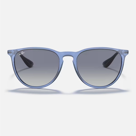 Ray-Ban Erika Color Mix in Polished Transparent Blue - Picture 1 of 8